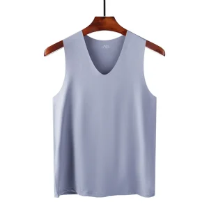 Men's Summer Undershirt/ Vest Silk Tank Top