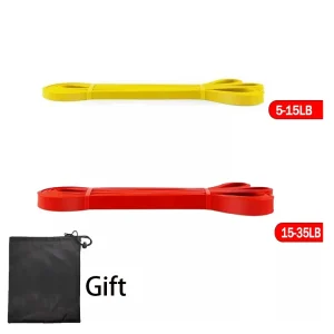 Exercise Resistance Bands Pilates Gym Equipment