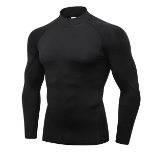 Mens Compression Shirts Long Sleeve